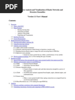 MAVEN: Motion Analysis and Visualization of Elastic Networks and Structure Ensembles Version 1.1 User's Manual Contents