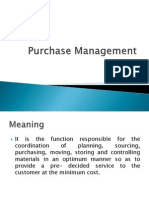 Purchase Management 