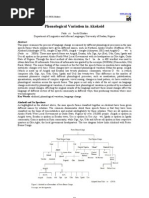 Phonological Variation in Akokoid