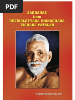 Sadhanas From DEVIKALOTTARA Jnanachara Vichara Patalah