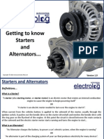 Starter and Alternator - Information