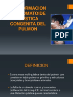 Malformacion Adenomatoide Quistica Congenita Del Pulmon