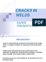 Cracks in Welds