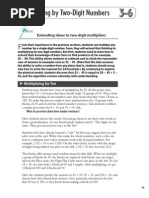 Multiplying by 2-Digit Numbers