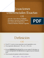 Ecuaciones Diferenciales Exactas