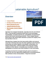 Sustainable Agriculture