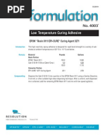 Formulation: Starting