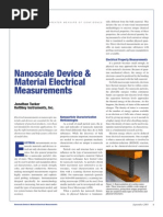 Nanoscale Device & Material Electrical Measurements: Jonathan Tucker Keithley Instruments, Inc