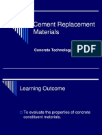 Cement Replacement Materials Lecture