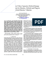 A New Battery/Ultra-Capacitor Hybrid Energy Storage System For Electric, Hybrid and Plug-In Hybrid Electric Vehicles