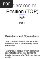 Tolerance of Position (TOP) - 1