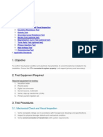 Method of Statement CT's Testing