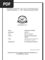 Implementation of Computerized Networking Environment