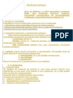 Membrane Biologice 1