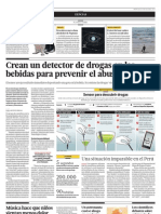 Crean Un Detector de Drogas en Las Bebidas para Prevenir El Abuso Sexual