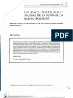 La Etnicidad Marginal de Las Comunas de La Peninsula de Santa Elena, Ecuador, Martin Bazurco