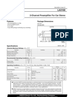 2-Channel Preamplifier For Car Stereo: Package Dimensions Features