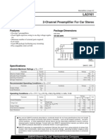 2-Channel Preamplifier For Car Stereo: Package Dimensions Features