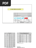 LT Cable Sizing Calculation Sheet