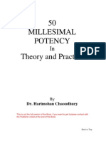 50 Millesimal Potency in Theory and Practice