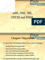 Bse, Nse, Ise, Otcei, NSDL