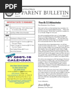 ES Parent Bulletin # 19 (May 15)