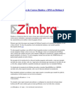 Instalar Servidor de Correo Zimbra