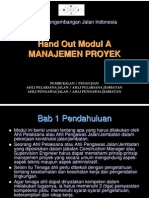 1814 - Hand Out Modul A Manajemen Proyek