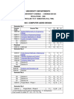 M.E. Computer Aided Design Syllabus