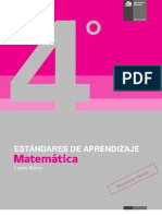 Estandares de Aprendizaje Matematica 4 Basico