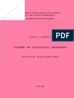 Sharipov Analitic Geometry