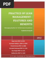 Lean Manufacturing Principles