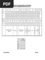 IVth Year Clinical Roatation Plan