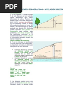 8 Levantamientos Topográficos - Nivelación Directa