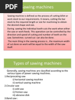 Sawing Machines