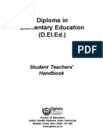 Handbook Student Teacher DELED 2013 English