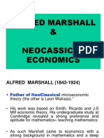 Alfred Marshall & Neocassical Economics