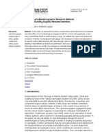 Rybas and Gajjala - 2007 - Developing Cyberethnographic Research Methods For Understanding Digitally Mediated Identities