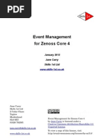 Zenoss Core4 Event Management Paper