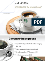 Starbucks Coffee Advertisement Proposal 