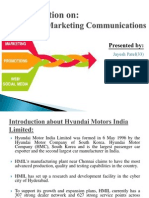 Integreted Marketing Communication of Hyundai