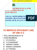 Heat Required in Kcal For Unit Generation of Electricity