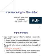 Input Modeling For Simulation