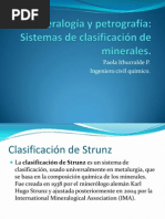 Clase 10 Clasificación de Minerales