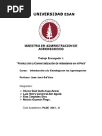 Trabajo Encagado 1 - Produccion y Comercializacion de Arandanos en El Peru