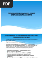 Organismos Reguladores de Las Operaciones Financierasii