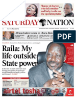 Saturday Nation 25th May 2013