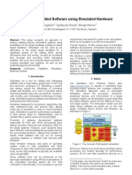 Testing Embedded Software Using Simulated Hardware: Jakob Engblom, Guillaume Girard, Bengt Werner