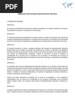 Reglamento Del Consejo de Administración Fiduciaria