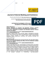 An Empirical Investigation of The Level of Users' Acceptance of E-Banking in Nigeria